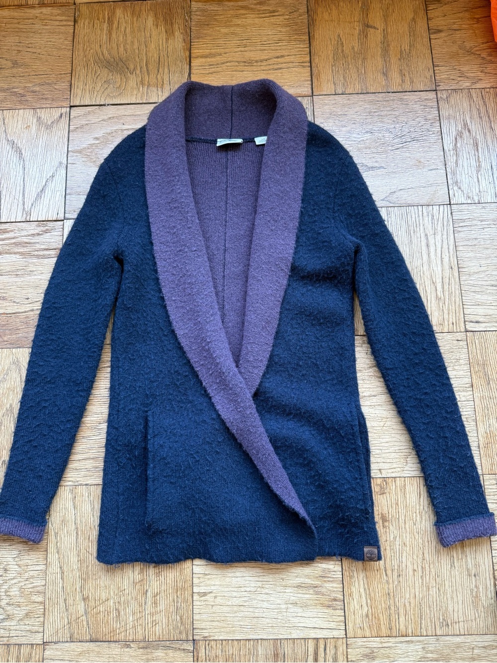 Timberland open front shawl cardigan